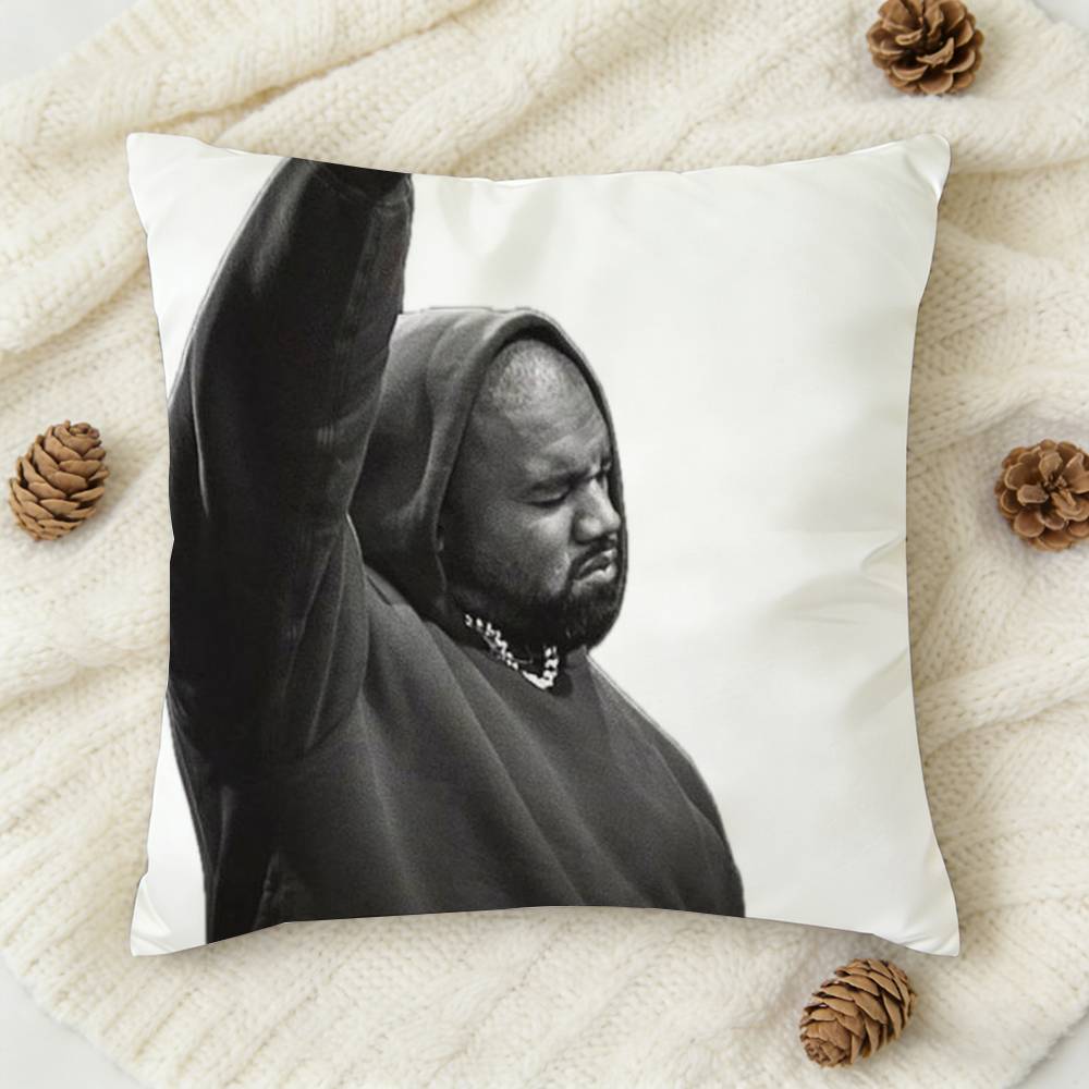 KKanye YE West BULLY Copricuscino Quadrato Decorativo Stampato su Entrambi i Lati per Divano Soggiorno Arredamento Casa