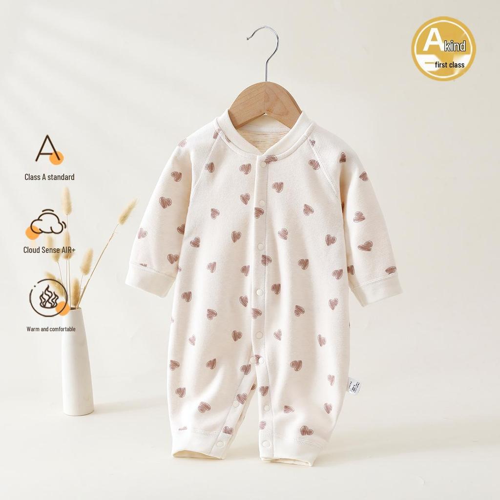 Unisex Baby Long Sleeve Onesie: Spring/Autumn Crawling Bodysuit & Homewear for Newborns and Children