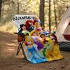 Customizable Princess Throw Blanket – Personalized Name, All-Season Cozy Snug Blanket, Machine Washable, Personalized Blanket
