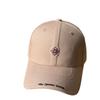 Koreanischer Baseballhut mit steifer Krempe für Damen und Herren, lässiger vielseitiger Hut mit dreidimensional gestickten Blumen, Sonnenschutz, Gesichtsformend,