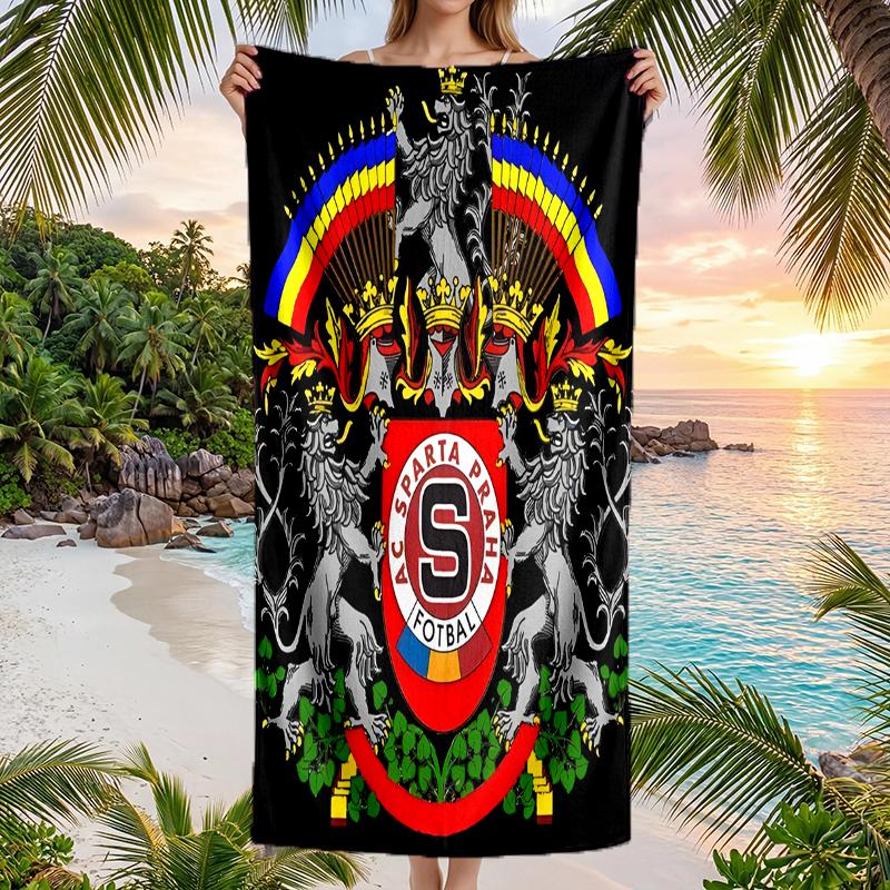 Ac Sparta Praha Fashion Beach Towel: Ideal for Summer Adventures Soft, absorbent and quick drying suitable for swimming and bathing