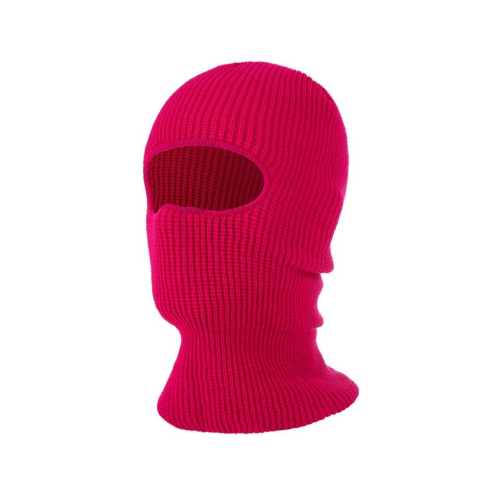 Multi-Purpose Thickened Knitted Cycling Hat with Double-Layer Mask and Neck Protection