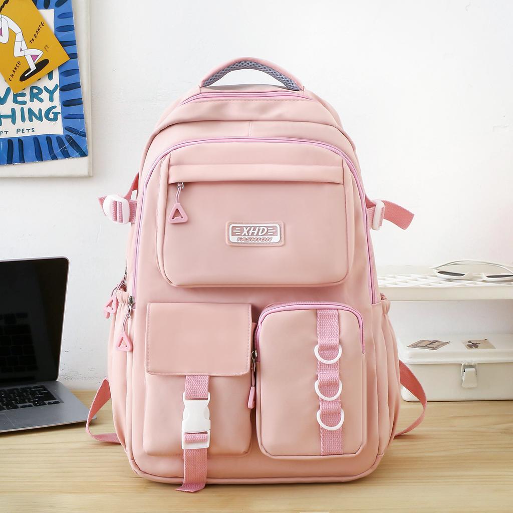 Junior High School and High School Students' Travel Class Backpack with Large Capacity for Carrying Books