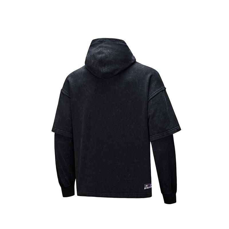 Anta Lifestyle Series Kyrie Hélà Global Showcase Hoodie Unisex-Hoodies Basic-Black 172511717-4