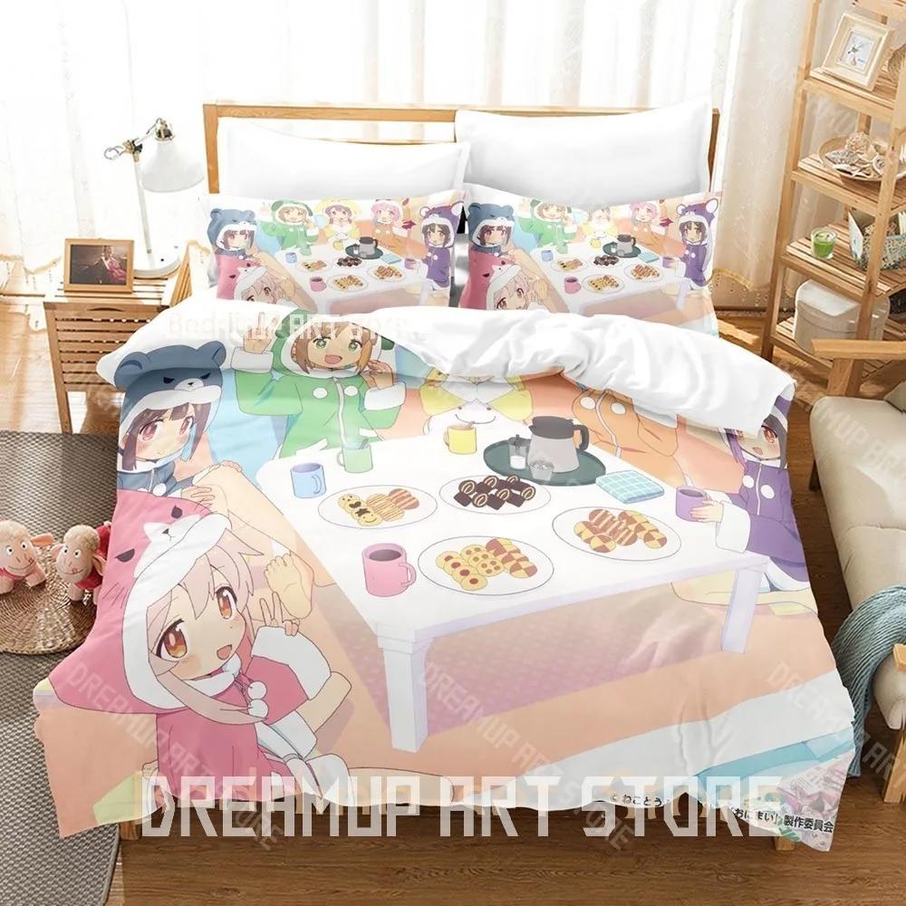 3D Print Onimai I'm Now Your Sister! Bedding Set Single Twin Full Queen King Size Bed Set Adult Kid Bedroom Duvetcover Anime