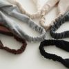 New Fashion Bohemian Solid Color Hair Scrafs Turban Headband Sweet Cotton Headscarf Triangle Bandanas For Women Hair Accessories