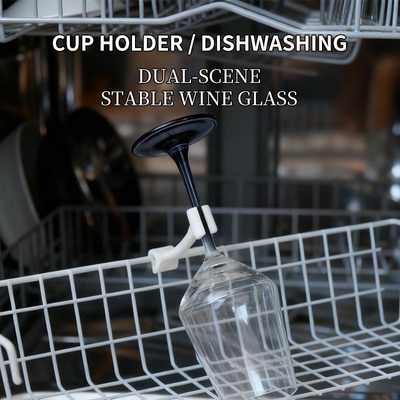 4/8pcs Wine Glass Holder, Dishwasher-Safe Wine Glass Rack, Heat- Wine Glass Stand