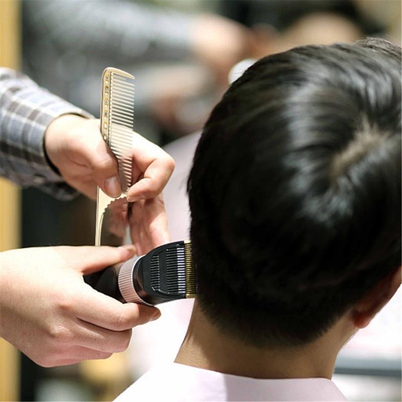 Aluminum Tail Comb Styling Accesories Precise Parting Hair Comb For Hairdressers And Makeup Artists Easy To Clean