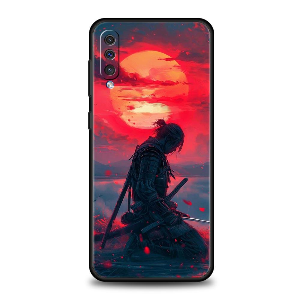 Japanese Samurai Art Phone Case For Samsung A56 A36 A26 A24 A12 A14 A16 A50 A70 A20E A22 A40 A34 A54 A42 A52 5G A04s A06 Cover