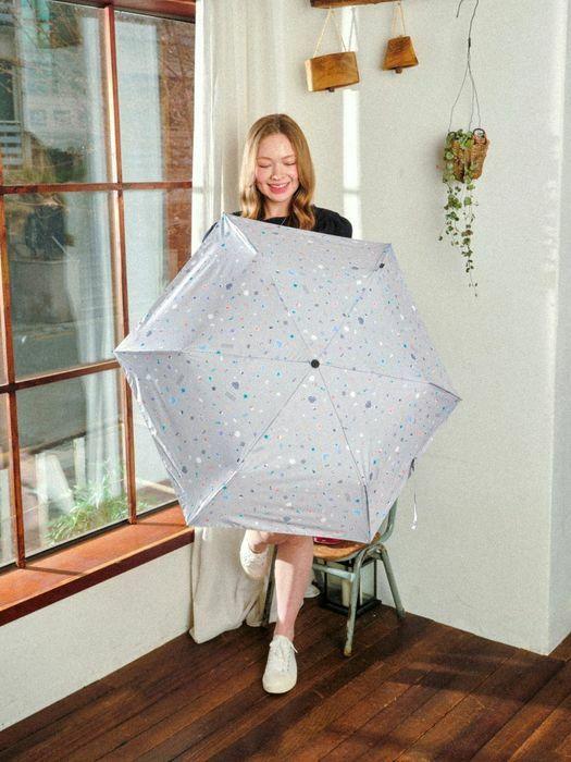 AGATHA Agatha Dia Slim Manual 3-Stage Umbrella Gray (GR)