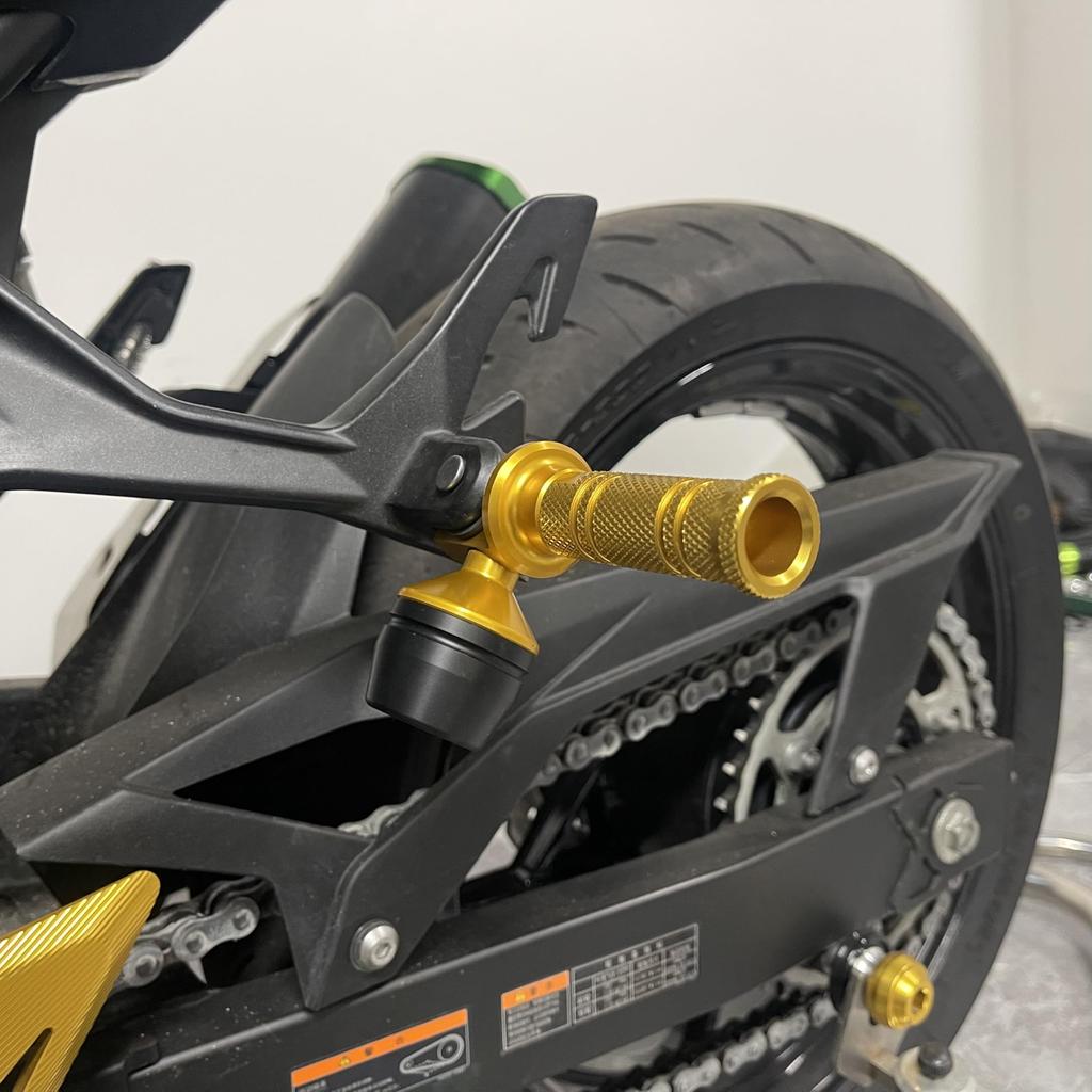 LEDISHUN Tandem Step Slider for Kawasaki ZX-25R/SE ZX-4R/SE ZX-4RR Ninja 250 Ninja 400 Z250