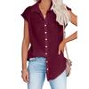 Women Short Sleeve Button Shirts Vintage Solid Harajuku Loose Blouses and Tops Casual Ladies Cotton Shirts Tunic Oversize Plus Size