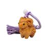 Alpaca Sheep Lamb Wooden Lamb Keyring Multi-Color Tassel Alpaca Bag Charm  Unisex