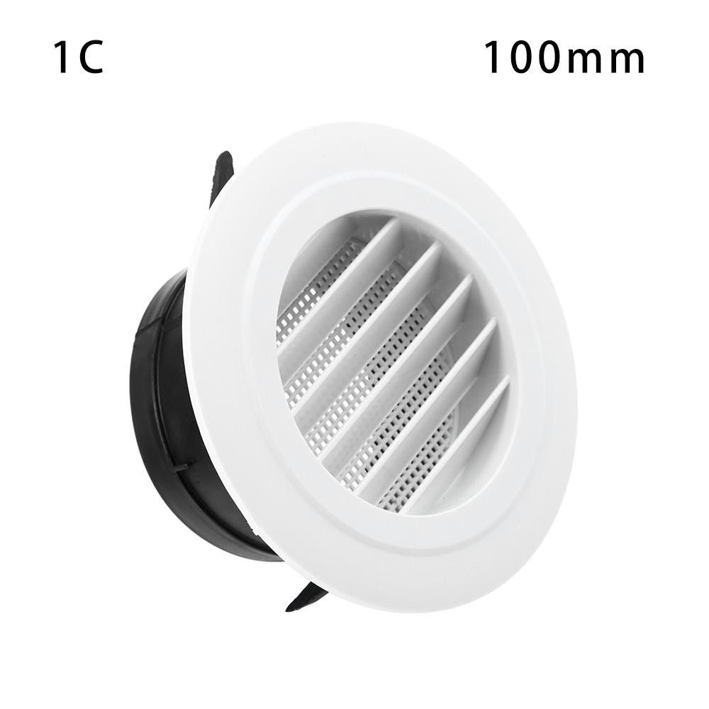 75/100/150mm Ducting Ventilation Grilles Air Vent Cover Extract Valve Grille Durable Air Circulation Vents Cap Home Decoration