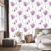 Lavender Wallpaper with Flowers for Living Room and Bedroom 50x1000