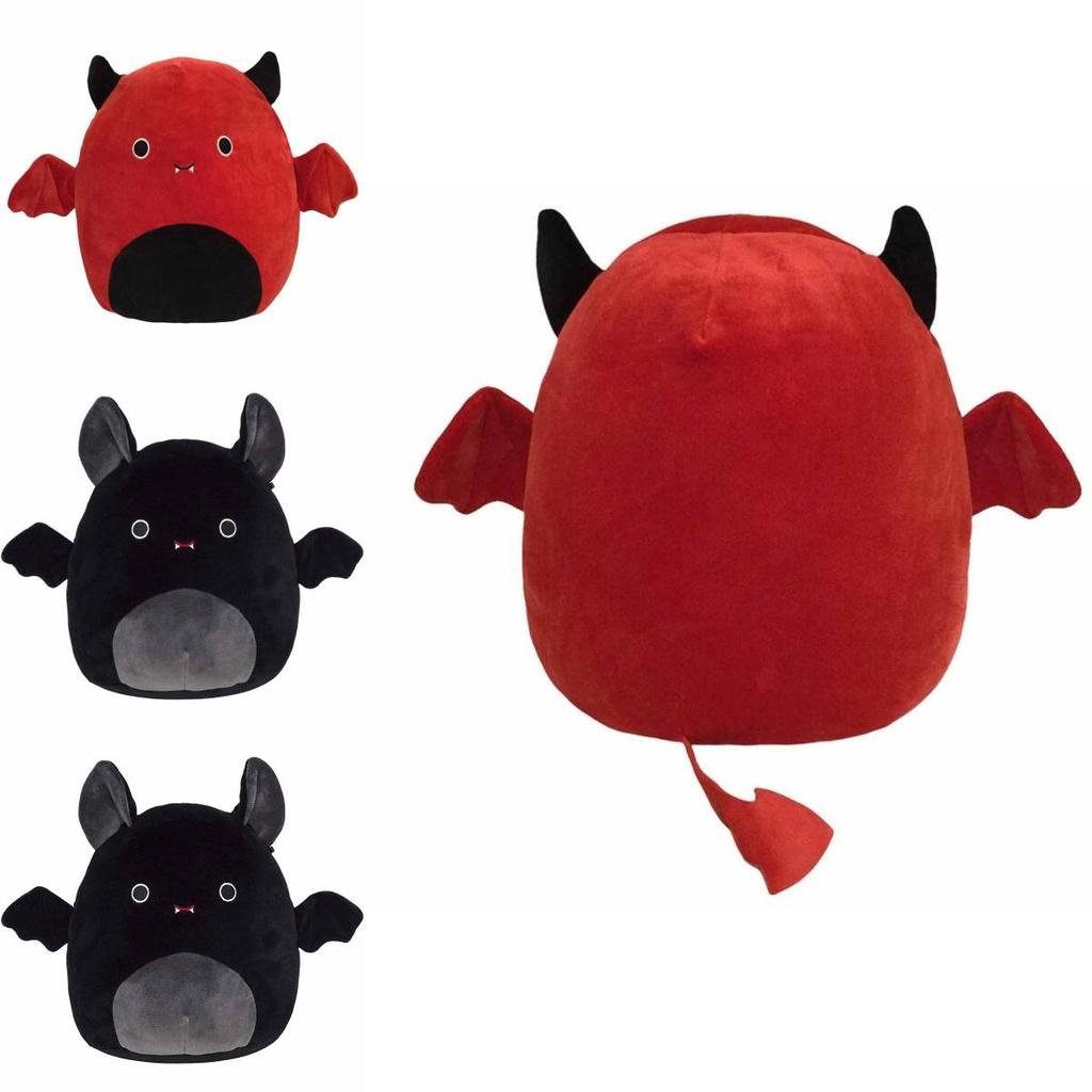 Adorable Halloween Devil Bat Plush Toy Soft And Cuddly Stuffed Cartoon Doll For Kids