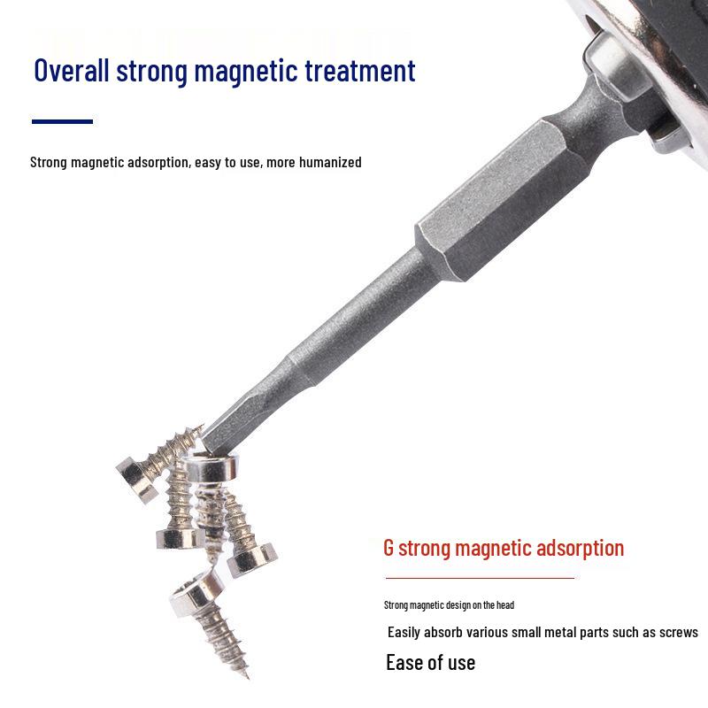 Hex Shank Star Bit Set: High Hardness Magnetic Screwdriver and Drill Set