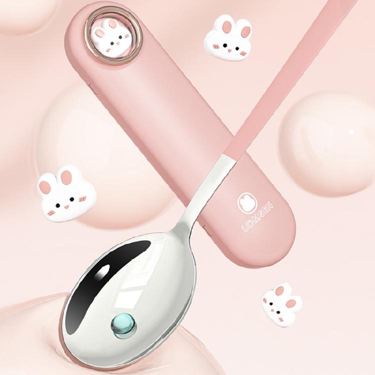 Edelstahl Tafelgeschirr Gabel Löffel Essstäbchen Set Mit Kunststoffgriff Rostfreies Design Und Cartoon-Etui Für Draußen