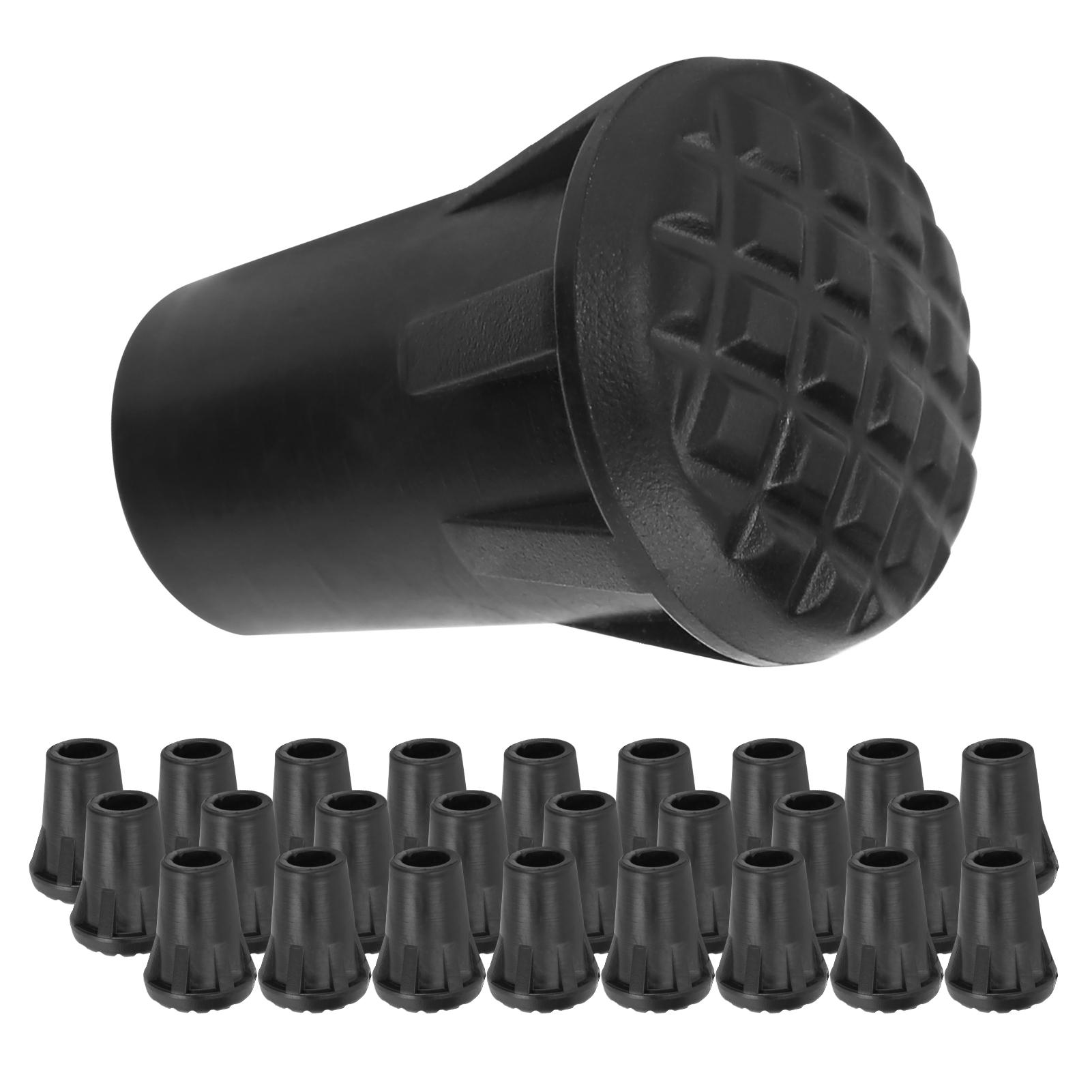 

25 шт. в упаковке, прочные резиновые наконечники для тростей, защитные наконечники для тростей