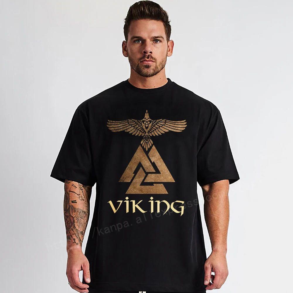 Men ODIN Vikingyins 5xl T Shirt Cotton Vintage Tall Tops Plus Size Tees Big Size Large Clothing TShirts Fashion