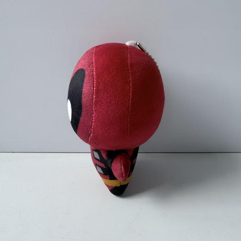 Nouveau Mignon Spiderman Deadpool Porte-clés Peluche Mignon Super-héros Poupée en Peluche Figure Douce Décoration de Bureau Maison Cadeau Collectionnable pour Fans de Films BD Marvel