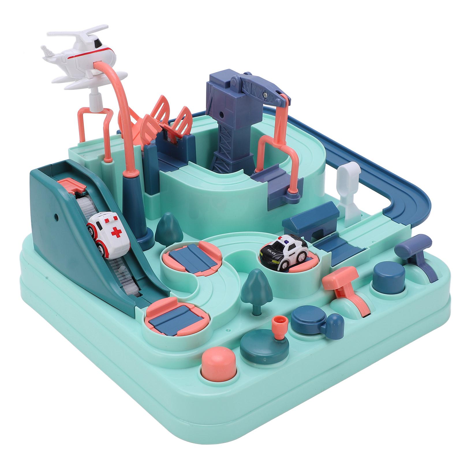 

Набор гоночной трассы, игрушка-конструктор, набор трассы для игрушечной машинки, игрушки для дошкольников и малышей для игры в помещении
