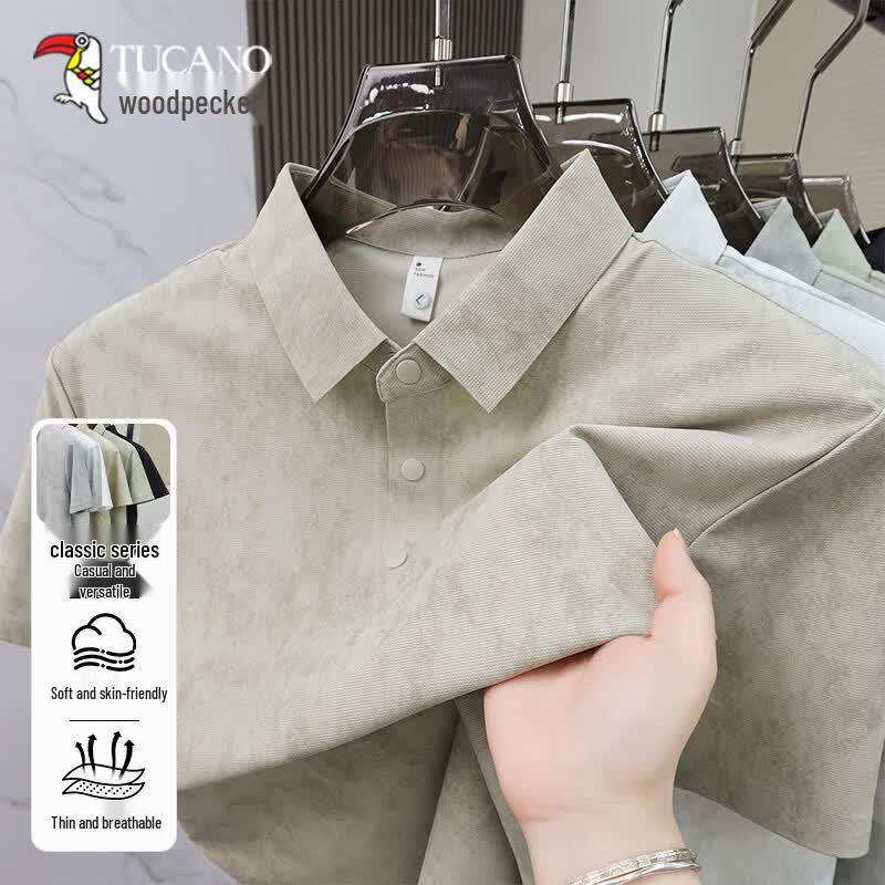 TUCANO Men s Ice Silk Short Sleeve Polo Shirt M/48