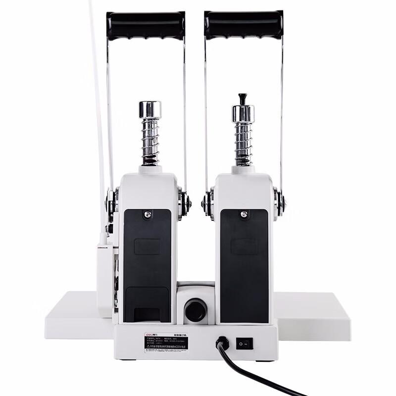 deli 38mm Manual Financial Document Binding Machine CN plug (adapter included)