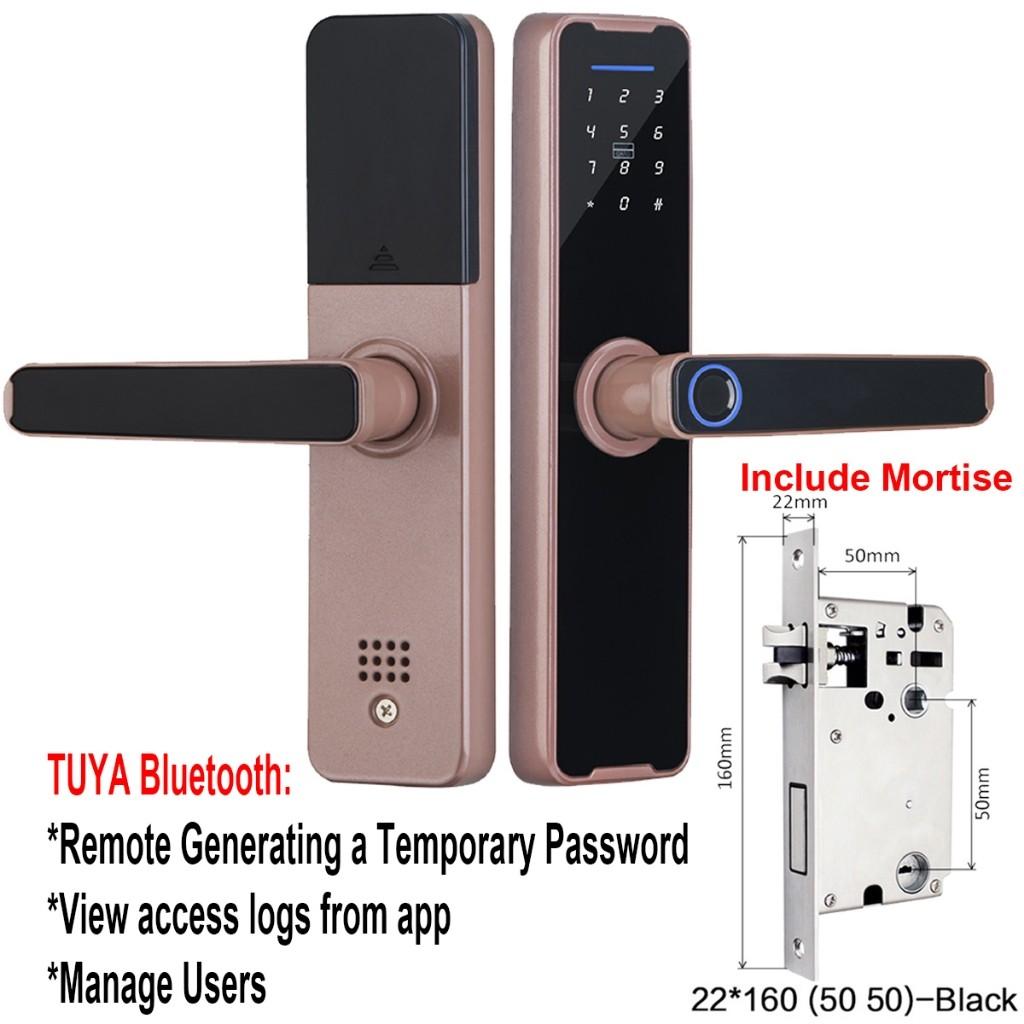 100PCS Smart Door Lock Set Household Digital Hotel Apartment Digital Electronic Lock Fingerprint Door Lock