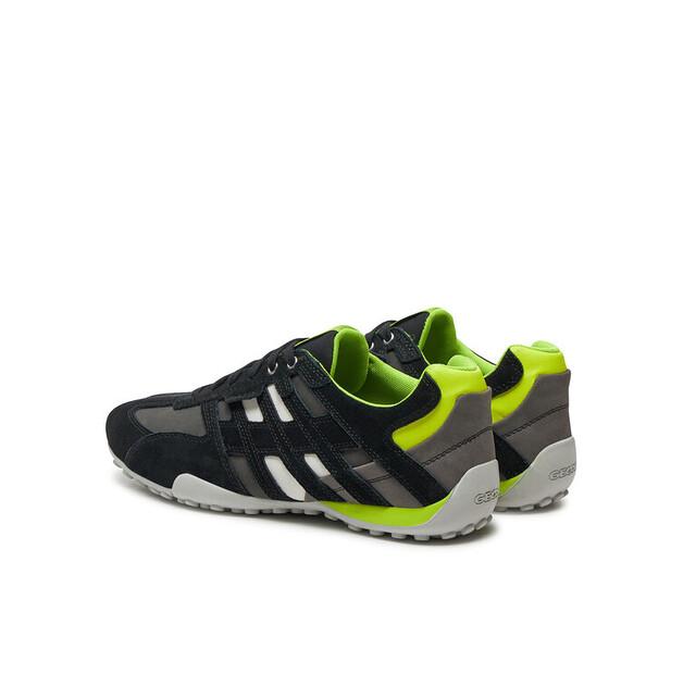 Мужские кроссовки Geox Uomo snake u4507a 022ek c9151 чёрные