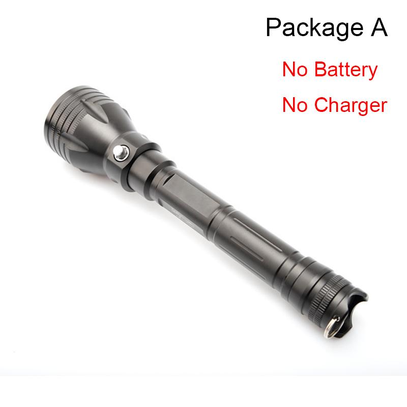 D2 IPX8 LED Underwater Scuba Lamp Diving Flashlight Torch Diving Equipment 100m Waterproof 18650 Light Suit Swimming Lantern
