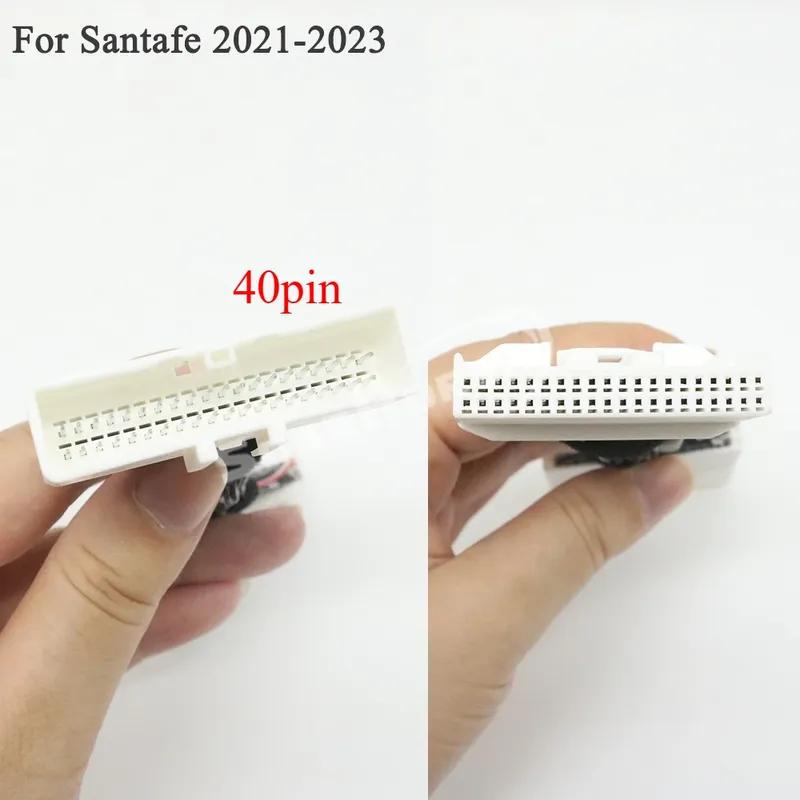 For Hyundai Santafe 2015- Auto Stop Start Eliminator Off Engine Closer Disable Delete Canceller Control Adapter Plug Cable