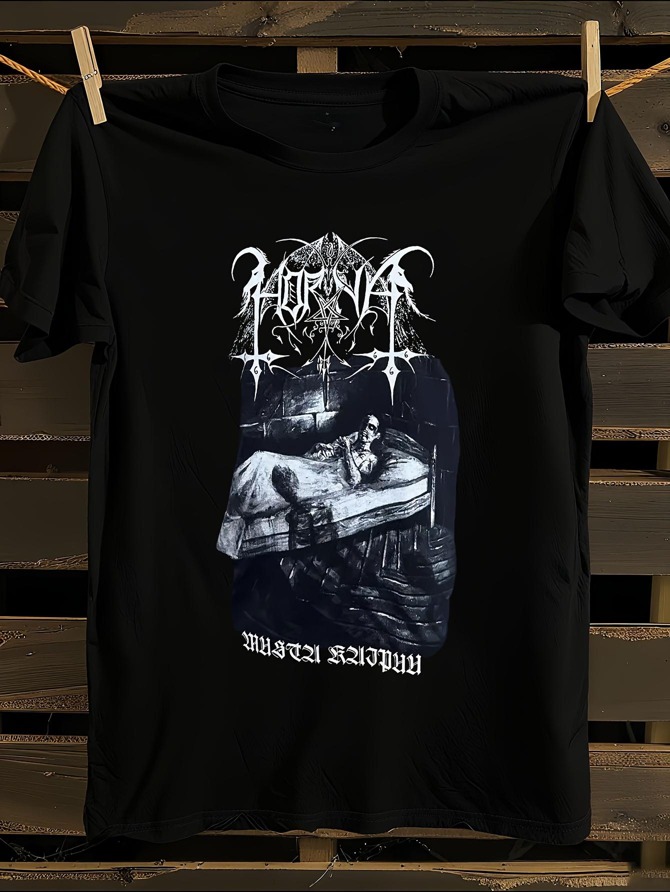 Gothic Heavy Metal Graphic T-shirt XXL