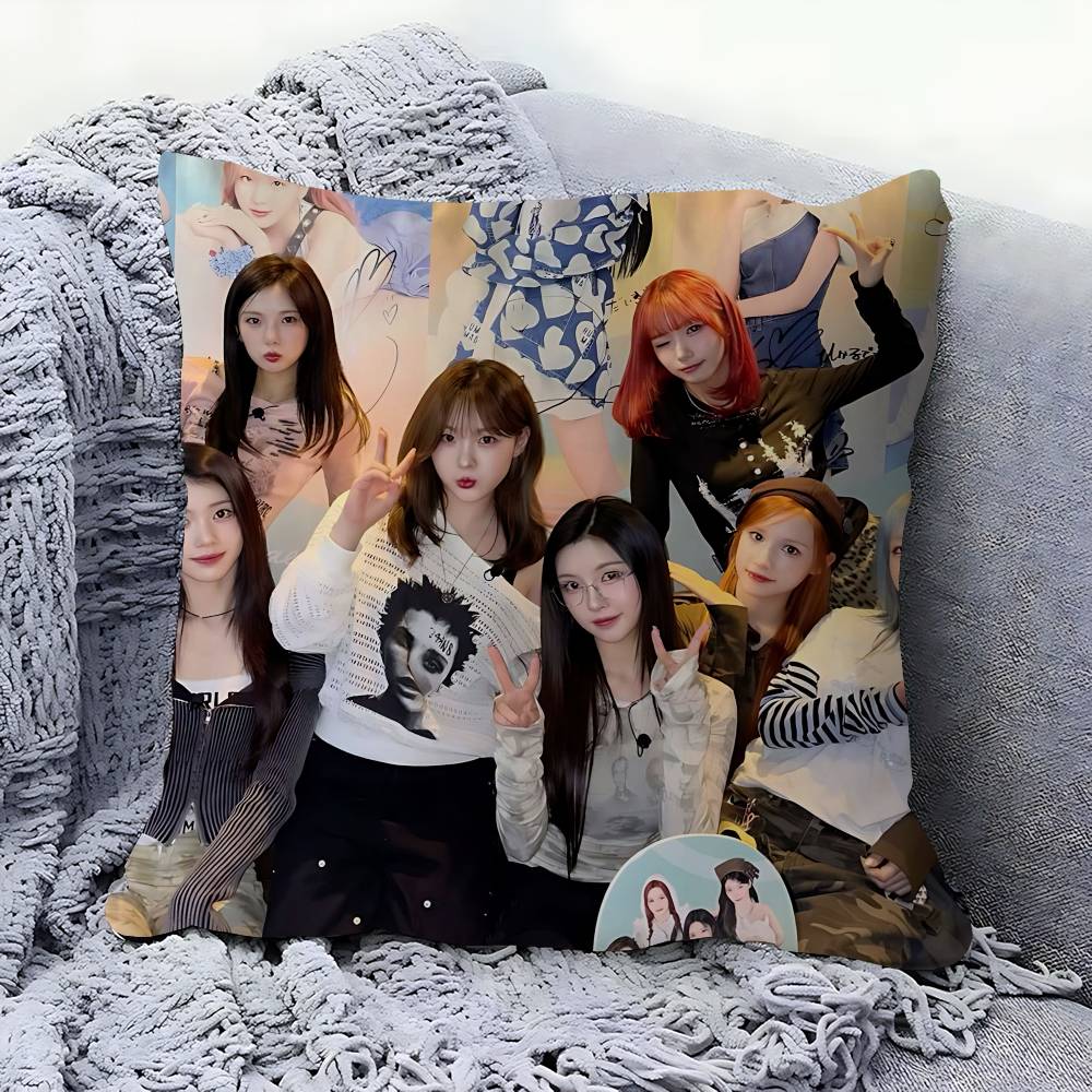 

Корейская женская группа Dreamcatcher 45*45см Наволочка Чехол для подушки Декор Наволочка Домашняя наволочка для диванной подушки 12x12Inch