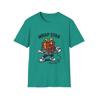 Unisex Softstyle T-Shirt Mens Womens Tees Top Gift Box Rapper Funny Holiday Graphic Pun Christmas