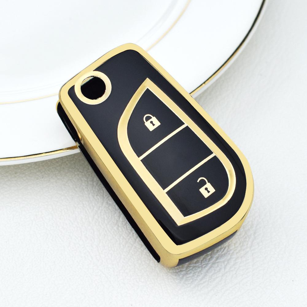 Pro Toyota Yaris Rav4 Highlander Auris Avensis Aygo Scion TC IM 2015 2016 Tpu Ochranný Kryt Klíče od Auta Pouzdro na Dálkový Klíč