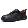 British Men's Trendy Shoes Thick Soled Cowhide Leather Increased Height British Shoes High-end Business Men's Casual Shoes