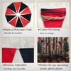 Uni Pre-Strung Black and Red Triangle Flag Banner Garland for Graduation Baby Shower Birthday Party Decorations Indoor Outdoor Photo Backdrop