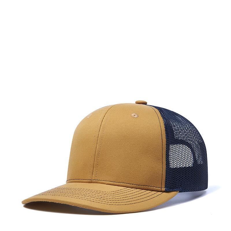 Custom Logo Animal Hunting Leather Patch Mesh Snapback Richardson 112 Trucker Hats Caps Duck Camo Trucker Hats