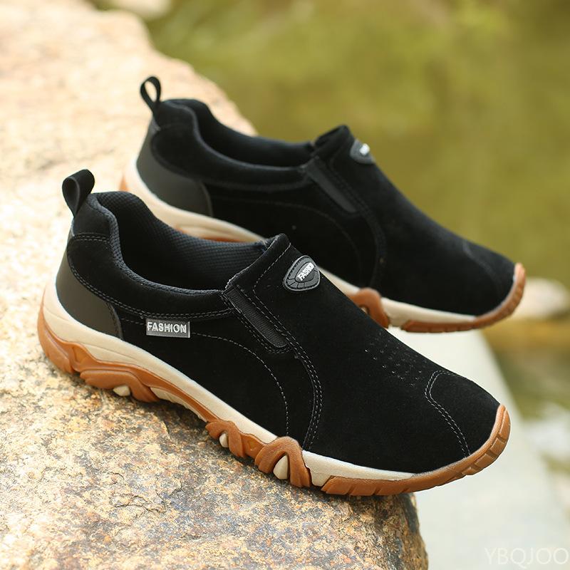 Fashion New spring Fashionable versatile Casual Sneakers Outdoor Breathable Hiking Shoes Men Non-Slip minimalist Lightweight Flats