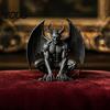 Retro-Stil Statue Gargoyle Figur, Mittelalterliche Dunkle Geflügelte Statue, Harz Gotisch Mystisch Böser Geist Beschützer Horn Dämon Ornament für Büro