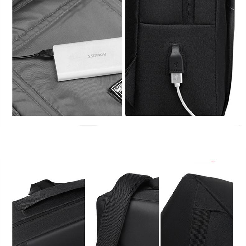Men's Backpack Travel Business Trip Laptop USB Charging Interface Simple Multi-function Bag Daypacks Women Leisure Large Capacity