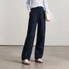 SOFSIL Women's Linen Wide-Leg Tie-Waist Casual Pants