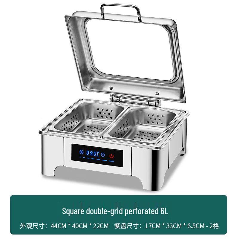 Электрический мармит Jiakangming из нержавеющей стали с прозрачной откидной крышкой