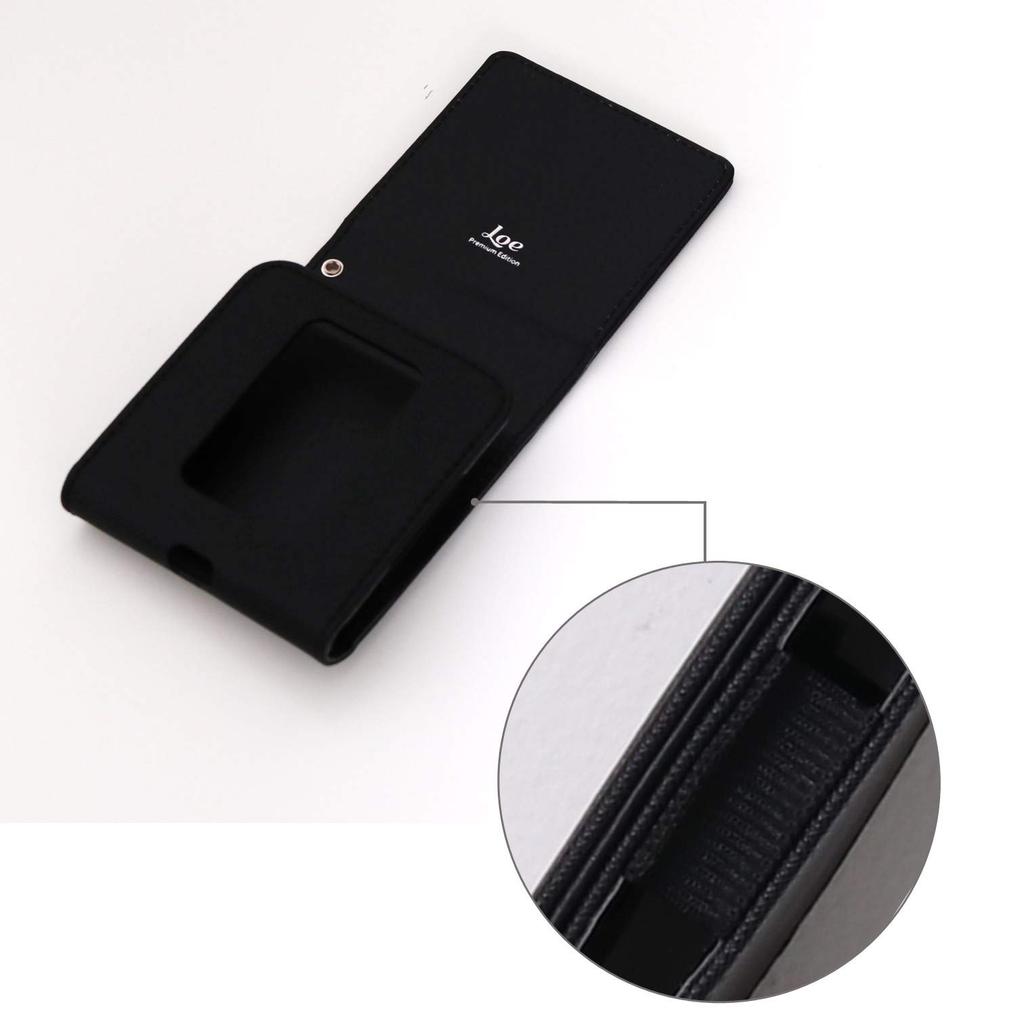 LOE Fujisoft +F FS040W/FS040WMB1 Mobile Router Case with Protective Film (Black)