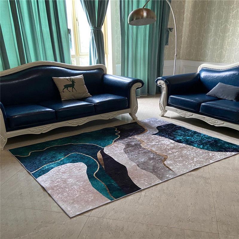 Vardagsrumsmatta Abstrakta Mattor Sovrum Konst Klädkammare Rumsdekoration Matta Halkfri Matta