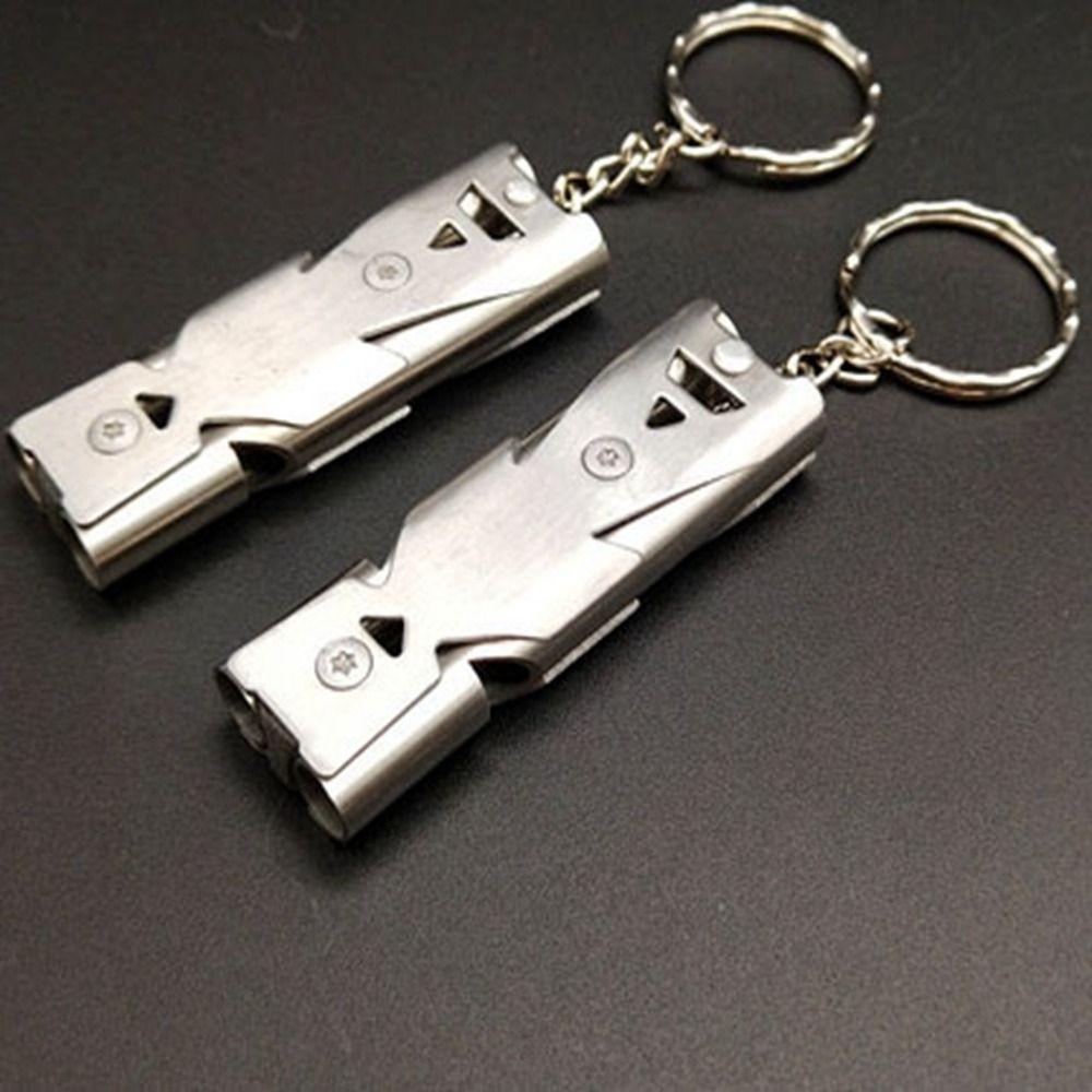 Portable Keychain Whistle 6 Colors Camping Hiking Tool New High Decibel Whistle Outdoor Tool