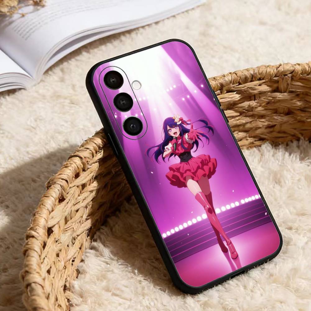 Anime O-Oshi No Ko Phone Case For Samsung Galaxy A91,80,73,72 ,71,53,52,32 ,31,22,21s,20,Soft Black Case