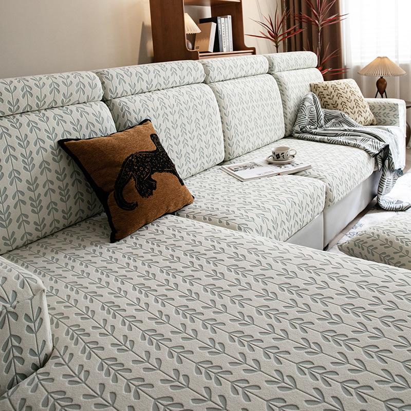 2025 Nový fleecový L-kový rohový potah na pohovku 1 2 3 4místný Univerzální potah na gauč Celoroční Protiskluzový Strečový Chránič sedáku