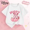 Girls' Cartoon Print Pure Cotton Short Sleeve T-Shirt